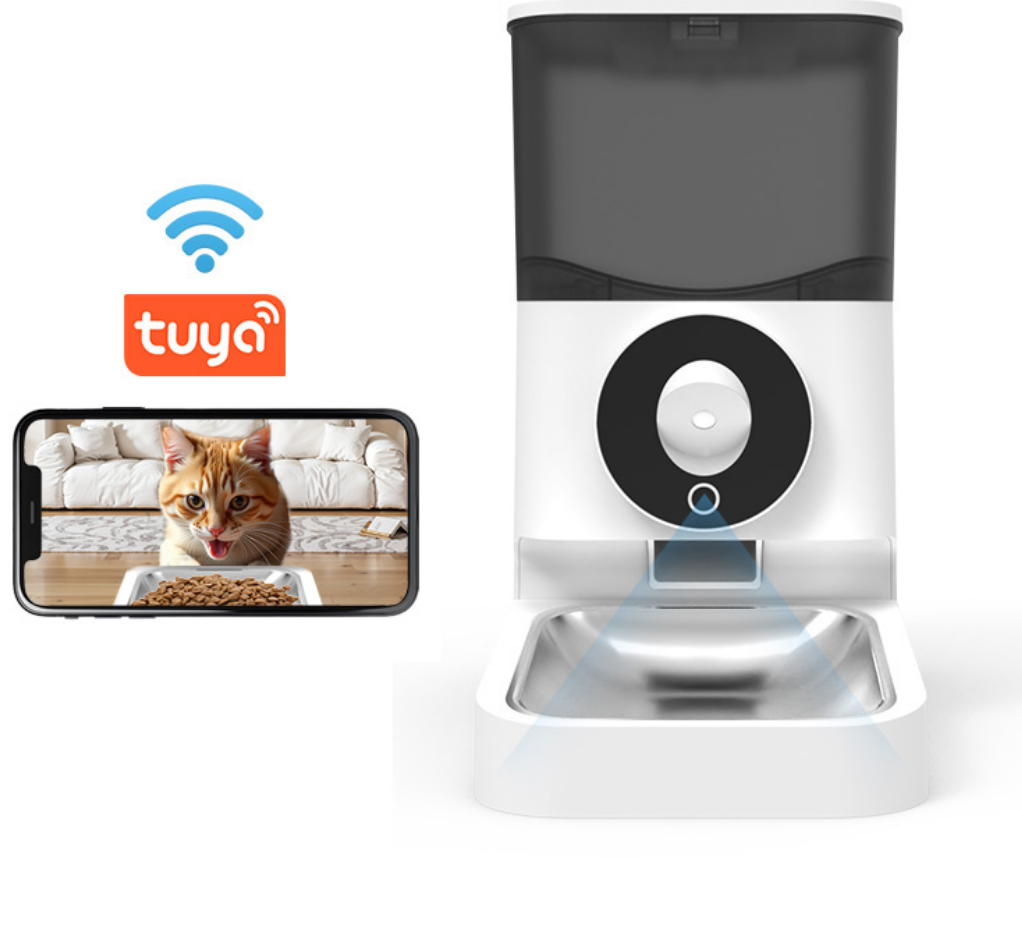 PAWHAUSE™ Smart Feeder – Automatische WiFi Voerdispenser (4.5L)